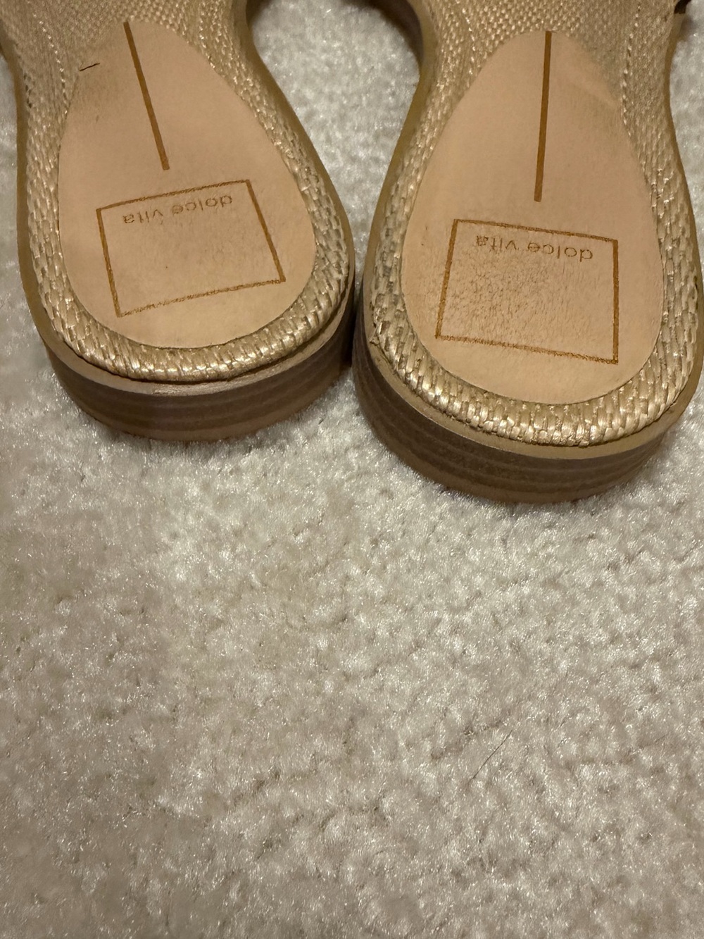 Dolce Vita Black & White Woven Buckle Slide Sandals - Picture 7 of 7
